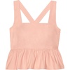 image:imagekate spade new york Womens CrossBack Peplum TopLight Cantaloupe