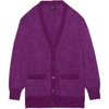 image:imagekate spade new york Womens Fuzzy Oversized CardiganNightshade