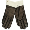 image:imagekate spade new york Womens Logo Colorblock Leather GloveBlackCream