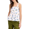 image:imagekate spade new york Womens Painterly Bouquet Tiered TopDiamond BlueFresh White