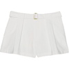 image:imagekate spade new york Womens Pleated Shorts with BeltFresh White