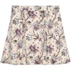 image:imagekate spade new york Womens Satin Devore Mini SkirtParchment
