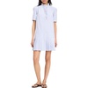 image:imagekate spade new york Womens Seersucker Pleated Shirt DressDiamond BlueFresh White