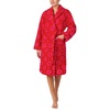 image:imagekate spade new york Womens Shawl Collar Plush Robe Chenille Plush Belt Tie Closure Long Sleeves 42 Length Soft amp CozySpade Flower