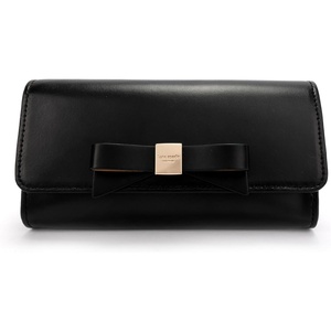 image:imageAllSaints Womens Leather Bow Belt Bag Removable Zip Pouch for HandsFree Carrying amp TravelBlack