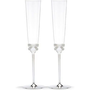 image:imageKate Spade New York Grace Avenue 2Piece Champagne Flute Set 2 Count Pack of 1 MetallicToasting Flutes