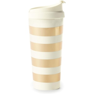 image:imageKate Spade New York Thermal Travel Acrylic Coffee Mug Tumbler 16 Ounces Gold StripeGold Stripe