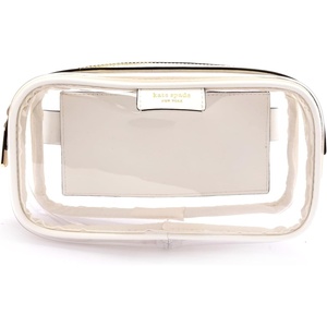 image:imageKate Spade New York Womens Leather Clear Belt Bag Removable Zip Pouch for HandsFree Carrying amp Travelcleartrue white