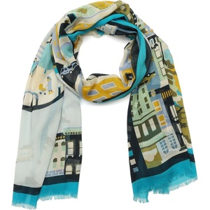 image:imageKate Spade Womens NYC Map Oblong Scarf Stylish Fashion Accessory for Women