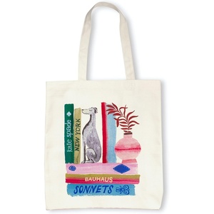image:imagekate spade new york Canvas Tote Bag for Women Cute Tote Bag for Teacher Canvas Beach Bag Book Tote with Pocket Bookshelf