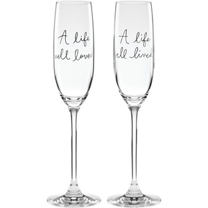 image:imagekate spade new york Charmed Life Collection Giftware amp Entertaining Toasting Flutes 2PieceToasting Flutes