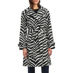 image:imagekate spade new york Classic Double Breasted Trench CoatZebra