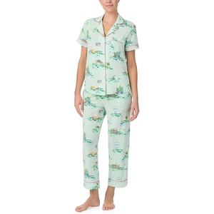 image:imagekate spade new york Short Sleeve Cropped Pant PJ SetBlossoming Garden