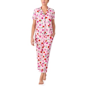 image:imagekate spade new york Short Sleeve Cropped Pant PJ SetCherries