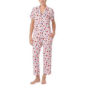 image:imagekate spade new york Short Sleeve Cropped Pant PJ SetMixed Berries