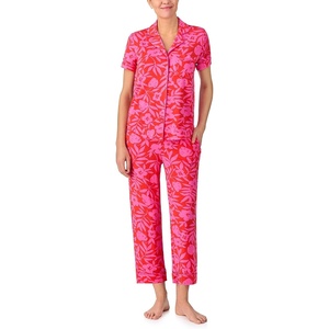 image:imagekate spade new york Short Sleeve Cropped Pant PJ SetTropical Blossoms