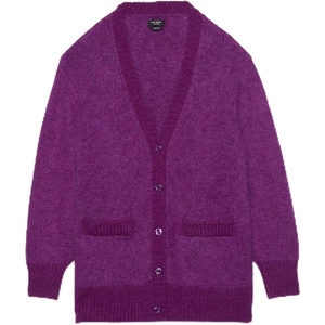image:imagekate spade new york Womens Fuzzy Oversized CardiganNightshade