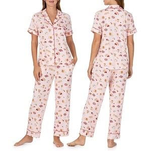 image:imagekate spade new york Womens Kate Spade New York Womens Cropped Pant Pj SetCoffee and Croissants