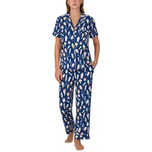 image:imagekate spade new york Womens Kate Spade New York Womens Cropped Pant Pj SetIcy Treats