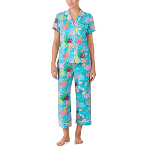 image:imagekate spade new york Womens Kate Spade New York Womens Cropped Pant Pj SetTropical Treasures