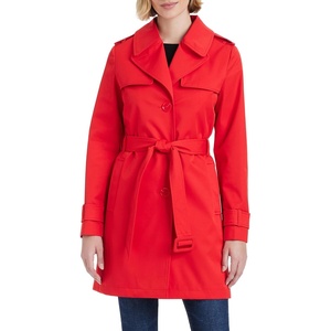 image:imagekate spade new york Womens Pleated Back Trench CoatClassic Red