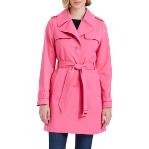 image:imagekate spade new york Womens Pleated Back Trench CoatWatermelon Pink