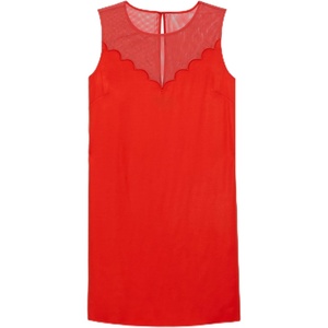 image:imagekate spade new york Womens Scallop Shift DressHot Cinnamon