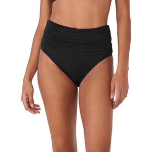 image:imagekate spade new york Womens Shirred High Waist BottomBlack