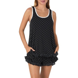image:imagekate spade new york Womens Sleepwear amp Loungewear  Soft amp Lightweight Modal Jersey Sleeveless Pajama Tank Top amp Shorts SetLexington Dot