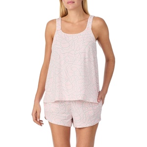 image:imagekate spade new york Womens Sleepwear amp Loungewear  Soft amp Lightweight Modal Jersey Sleeveless Pajama Tank Top amp Shorts SetStrings of Pearls