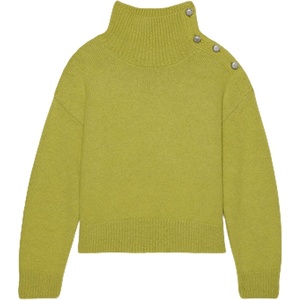 image:imagekate spade new york Womens Turtleneck with Bauble ButtonsFrench Pear