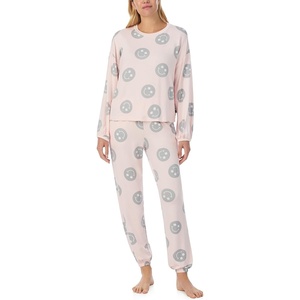 image:imagekate spade new york Womens Womens Long Pant Lounge SetPink Spade Smiley