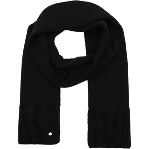 image:imagekate spade new york Womens Wool Blend Scarf Stylish Fashion Accessory for Women black OS
