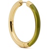 image:imageKate Spade New York Brass Interlock Hoop EarringsLight Green