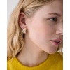 image:imageKate Spade New York Girlie Pearlie Stacked HuggiesCreamGold
