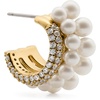 image:imageKate Spade New York Girlie Pearlie Stacked HuggiesCreamGold