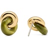 image:imageKate Spade New York Interlock Stud EarringsLight Green