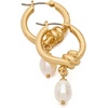 image:imageKate Spade New York Ropes amp Knots Small Drop HoopsCreamGold