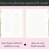 image:imageKate Spade New York Wedding Planning Book and Organizer Wedding Binder with Pages for ToDo Lists Notes Budgeting Invitations Brushy Rose