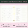 image:imageKate Spade New York Wedding Planning Book and Organizer Wedding Binder with Pages for ToDo Lists Notes Budgeting Invitations Brushy Rose