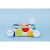 image:imageKate Spade New York Womens Golf Set  3 Wooden Tees amp 3 Balls With Zipper Pouch Gold Clasp Secures to Bag Golfball Pattern Mini