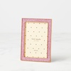 image:imagekate spade new york 897450 Sitting Pretty 5x7 Silver Glitter FrameFrame  4x6 Pink Glitter