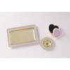 image:imagekate spade new york 897450 Sitting Pretty 5x7 Silver Glitter FrameMetal Tray