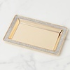 image:imagekate spade new york 897450 Sitting Pretty 5x7 Silver Glitter FrameMetal Tray