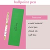 image:imagekate spade new york Black Ink Ballpoint Pen with Reusable Gift Box Professional Office Pen for Women Accepts Standard Refills Joyful Garden
