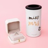image:imagekate spade new york Bridal Can Hugger Stainless Steel Double Wall Can Cover for Bride Slim Insulated Drink Holder Miss to Mrs