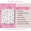 image:imagekate spade new york Bridal Wedding Planner Binder Personal Organizer for Bride with Pages for ToDo Lists Notes Budgeting Invitations I Do Gold Heart Knot