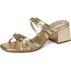 image:imagekate spade new york Carolina Block Heel SandalsPale Gold