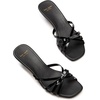 image:imagekate spade new york Carolina Patent Leather Kitten Heel SandalsBlack