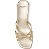 image:imagekate spade new york Carolina Patent Leather Kitten Heel SandalsLight Gold